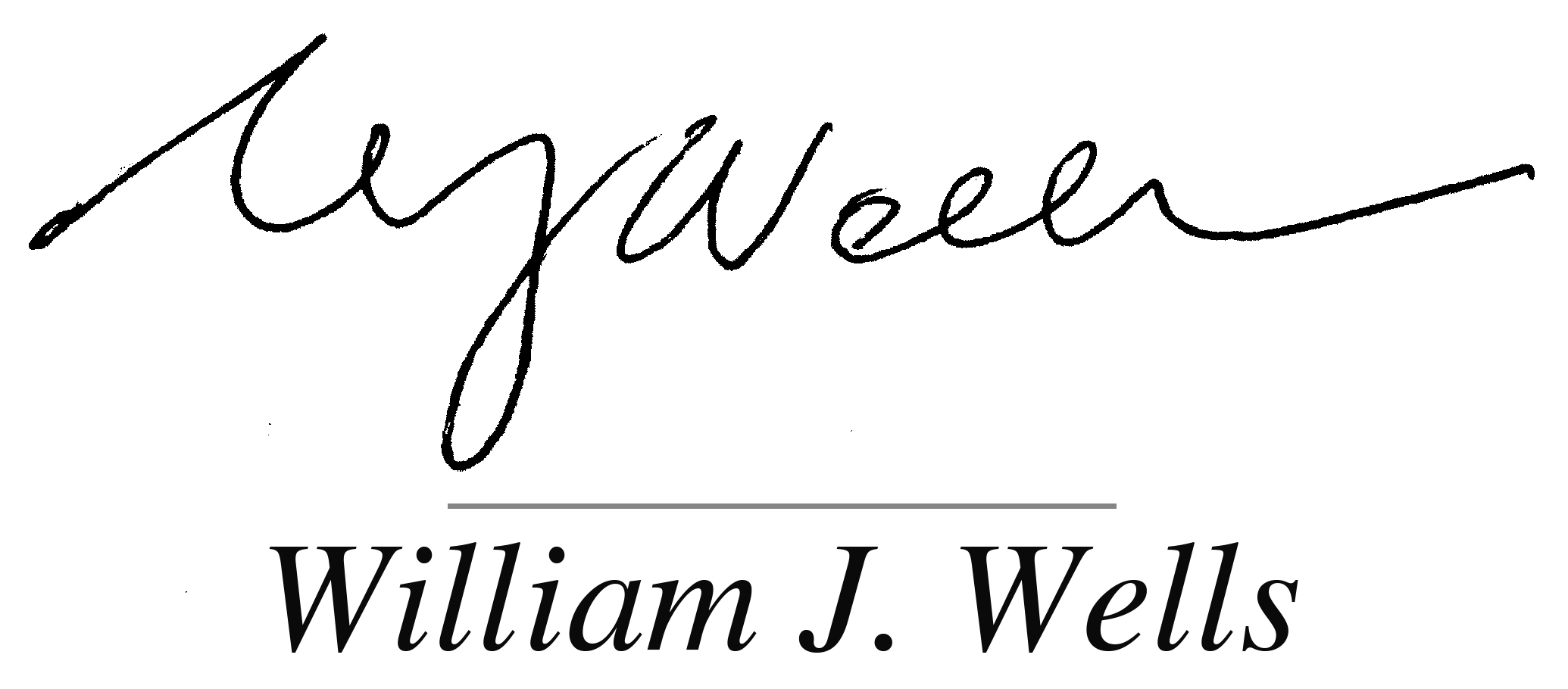 William J. Wells signature